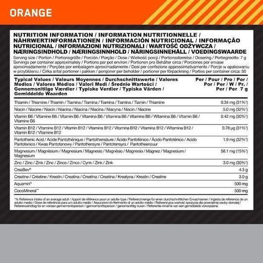 Optimum Nutrition PLATINUM CREATINE PLUS ORANGE 350G
